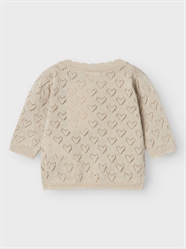 NAME IT Glimmer Cardigan Riglitter Frosted Almond